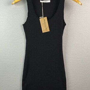 Project Social Womens Small Midnight Magic Rib Dress 85961454 Sexy Party NWT